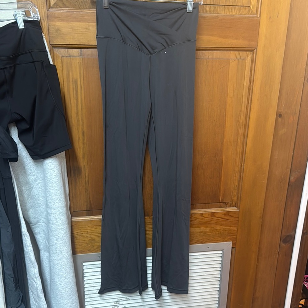 Aerie Black Flare Pants